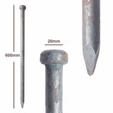 Erdnagel VG 20mm mit Länge 600mm
