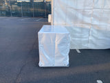 Abdeckhaube aus Planenstoff für Wassertanks, IBCs