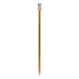 Farbig eloxierter Trekking Zeltnagel aus Aluminium, gelb